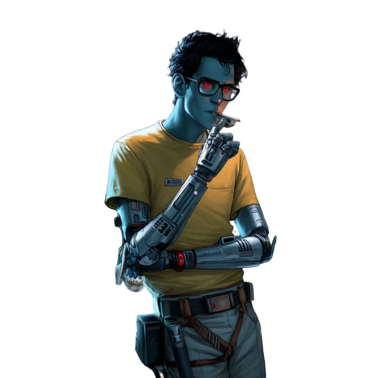 Chiss Bounty Hunter Vinyl Car Decal Sticker – Waterproof & UV-Resistant 8"