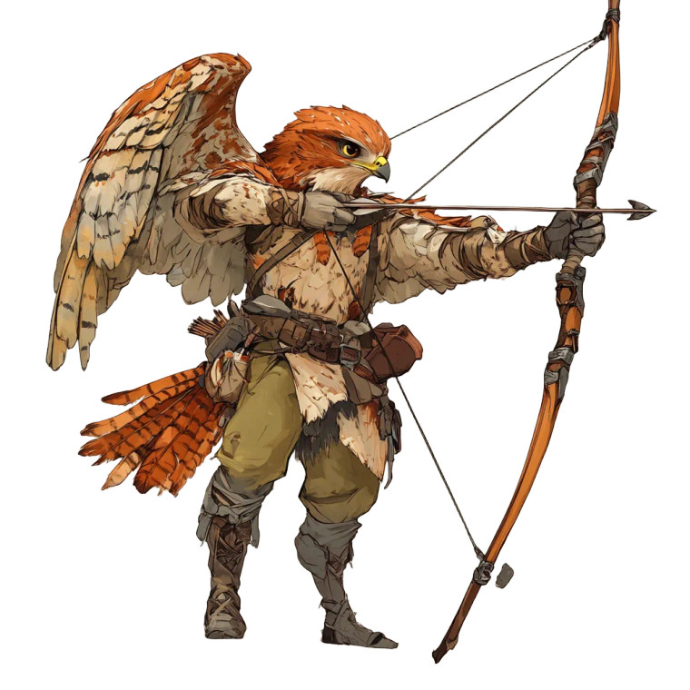 Humblewood Hawk Vinyl Car Decal Sticker – Waterproof & UV-Resistant 8"