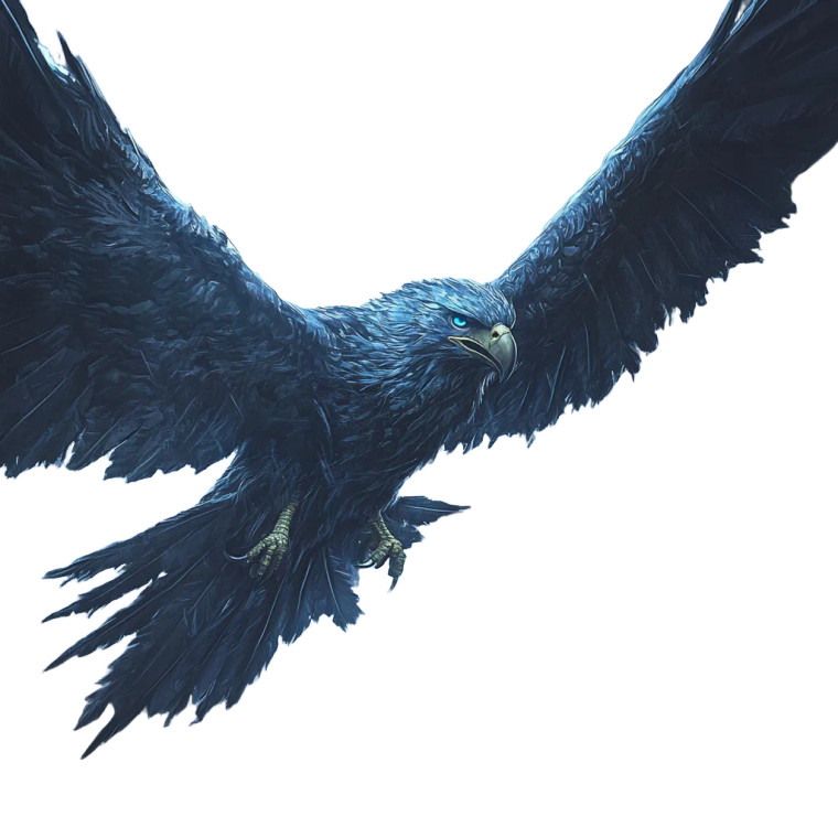 Giant Thunderbird Flight Vinyl Car Decal Sticker – Waterproof & UV-Resistant 8"