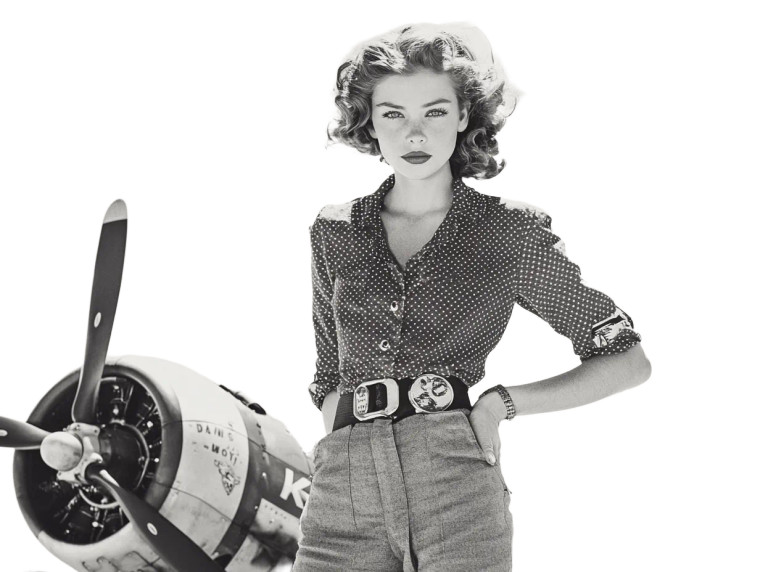 Wasp Pilot Portrait Vinyl Car Decal Sticker – Waterproof & UV-Resistant 8"