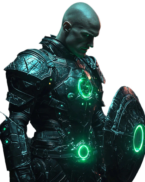 Cyberpunk Warrior V11 Vinyl Car Decal Sticker – Waterproof & UV-Resistant 8"