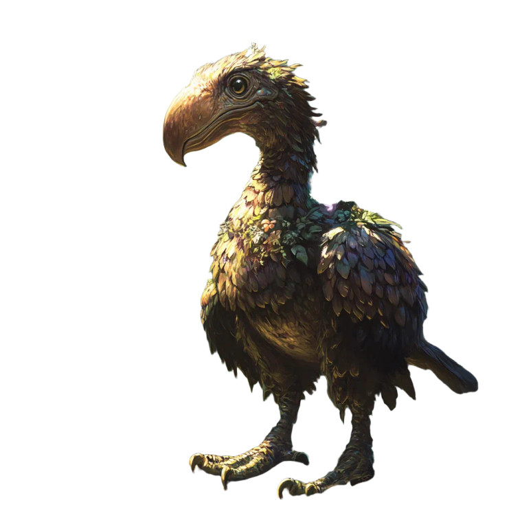 Druid'S Dodo Familiar Vinyl Car Decal Sticker – Waterproof & UV-Resistant 8"