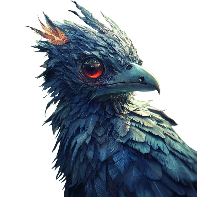 Alien Bird Vinyl Car Decal Sticker – Waterproof & UV-Resistant 8"