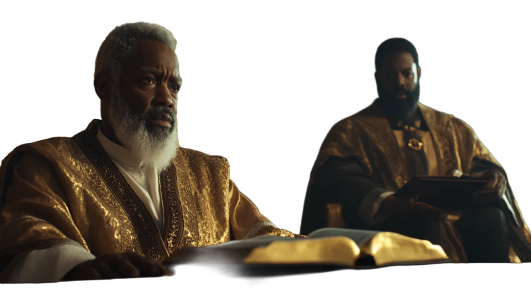 Divine Judgment Scene V4 Vinyl Car Decal Sticker – Waterproof & UV-Resistant 8"