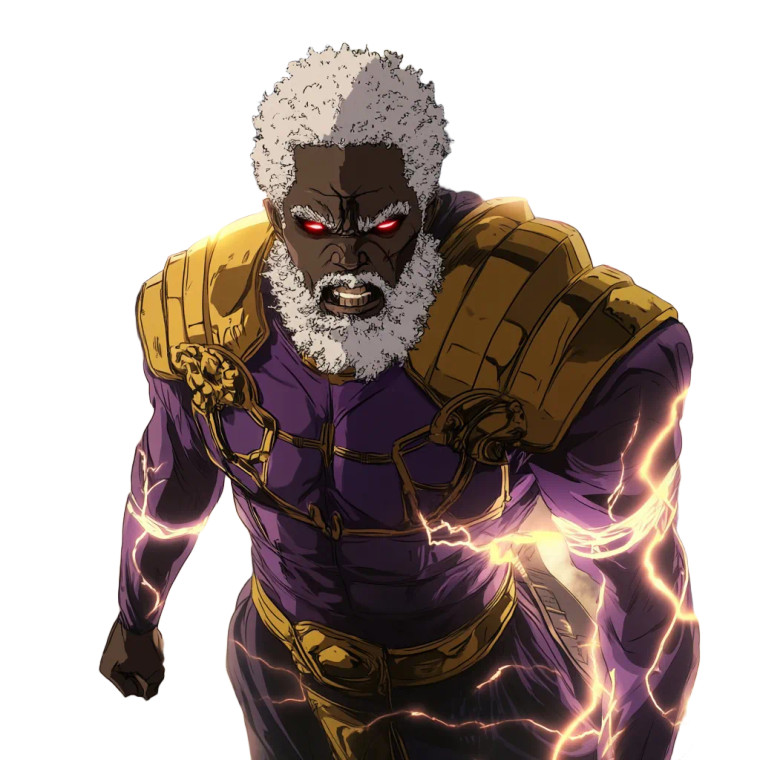 Mighty Afro Warrior Vinyl Car Decal Sticker – Waterproof & UV-Resistant 8"