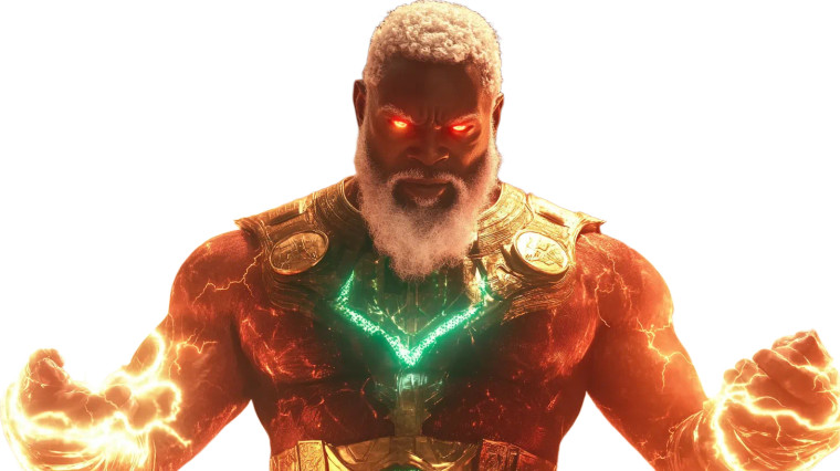 Fiery Afro Hero Vinyl Car Decal Sticker – Waterproof & UV-Resistant 8"