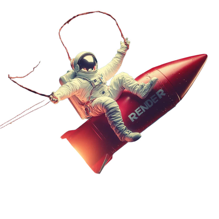 Astronaut On Rocket V4 Vinyl Car Decal Sticker – Waterproof & UV-Resistant 8"