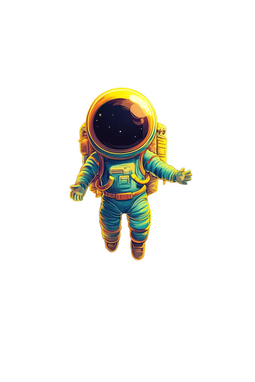 Child Astronaut Adventure V2 Vinyl Car Decal Sticker – Waterproof & UV-Resistant 8"