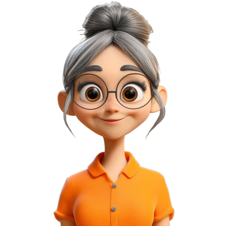 Clay Happy Woman Vinyl Car Decal Sticker – Waterproof & UV-Resistant 8"