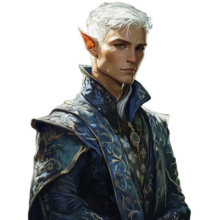 High Elf Mage V3 Vinyl Car Decal Sticker – Waterproof & UV-Resistant 8"