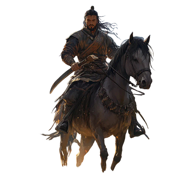 Nomadic Warrior Vinyl Car Decal Sticker – Waterproof & UV-Resistant 8"