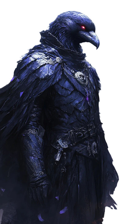 Raven Warrior Vinyl Car Decal Sticker – Waterproof & UV-Resistant 8"