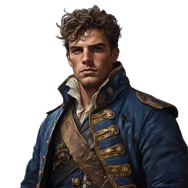 British Pirate Captain Vinyl Car Decal Sticker – Waterproof & UV-Resistant 8"