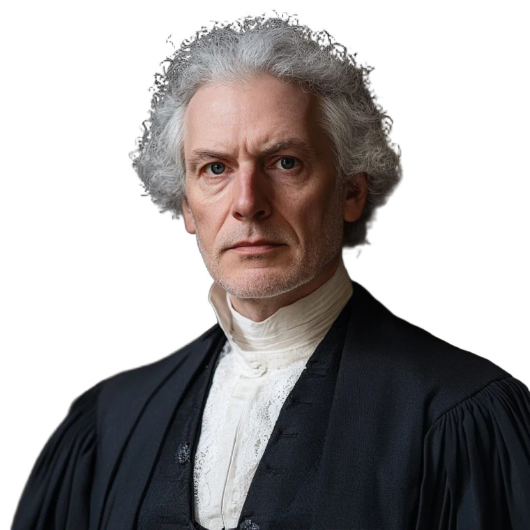 Stern Barrister Vinyl Car Decal Sticker – Waterproof & UV-Resistant 8"