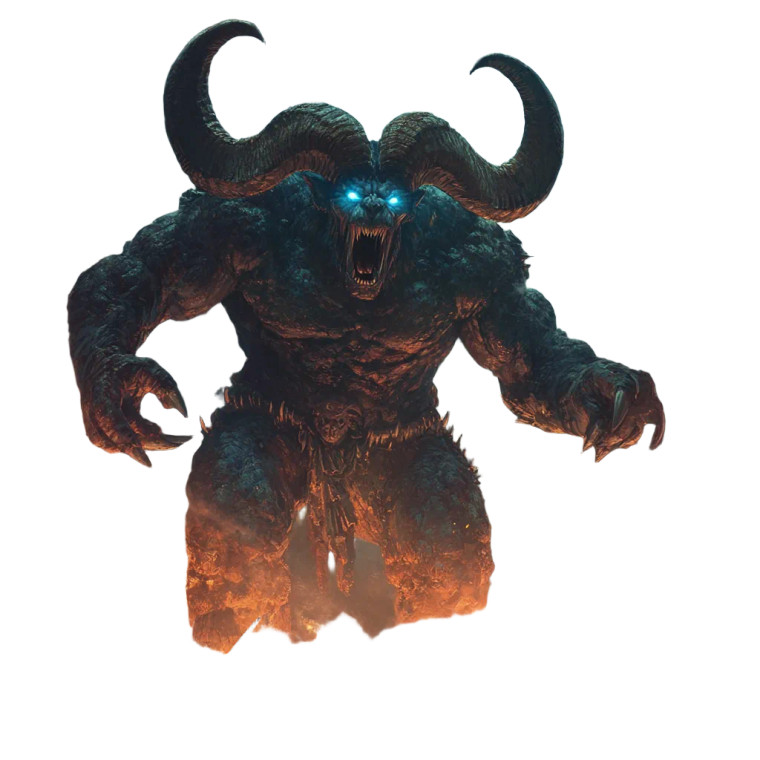 Colossal Demon Monster Vinyl Car Decal Sticker – Waterproof & UV-Resistant 8" Colossal Demon Monster Vinyl Car Decal Sticker – Waterproof & UV-Resistant 8"