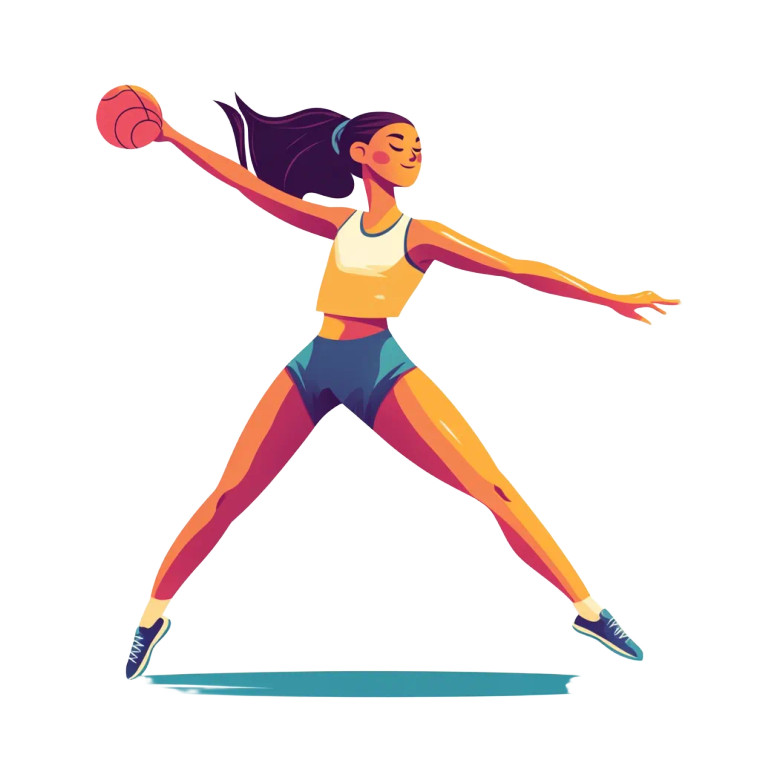 Joyful Gymnast Vinyl Car Decal Sticker – Waterproof & UV-Resistant 8"