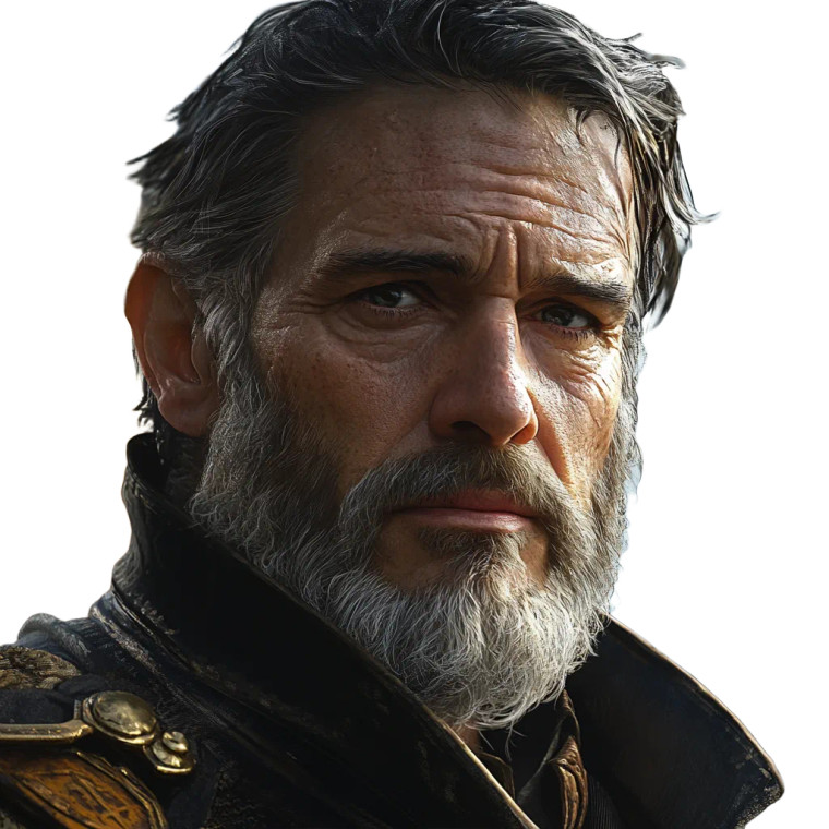 Confident Ship Captain Vinyl Car Decal Sticker – Waterproof & UV-Resistant 8"