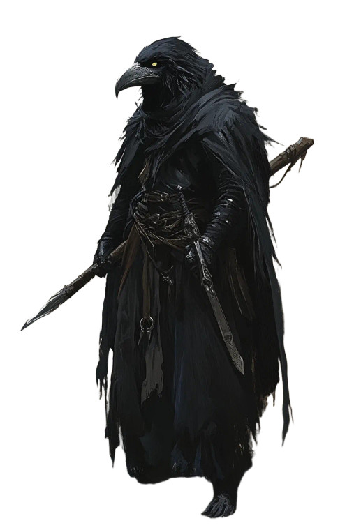 Rogue Kenku Portrait Vinyl Car Decal Sticker – Waterproof & UV-Resistant 8"