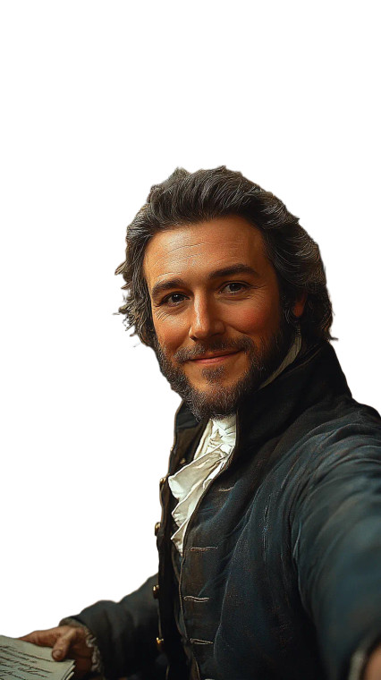 Historical Selfie Moment Vinyl Car Decal Sticker – Waterproof & UV-Resistant 8"