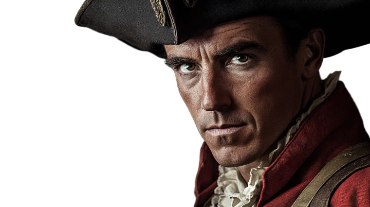 Revolutionary Military Man Vinyl Car Decal Sticker – Waterproof & UV-Resistant 8"