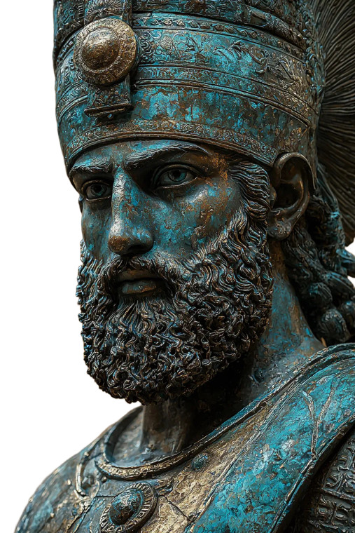 Ancient Lebanese Warrior Vinyl Car Decal Sticker – Waterproof & UV-Resistant 8"