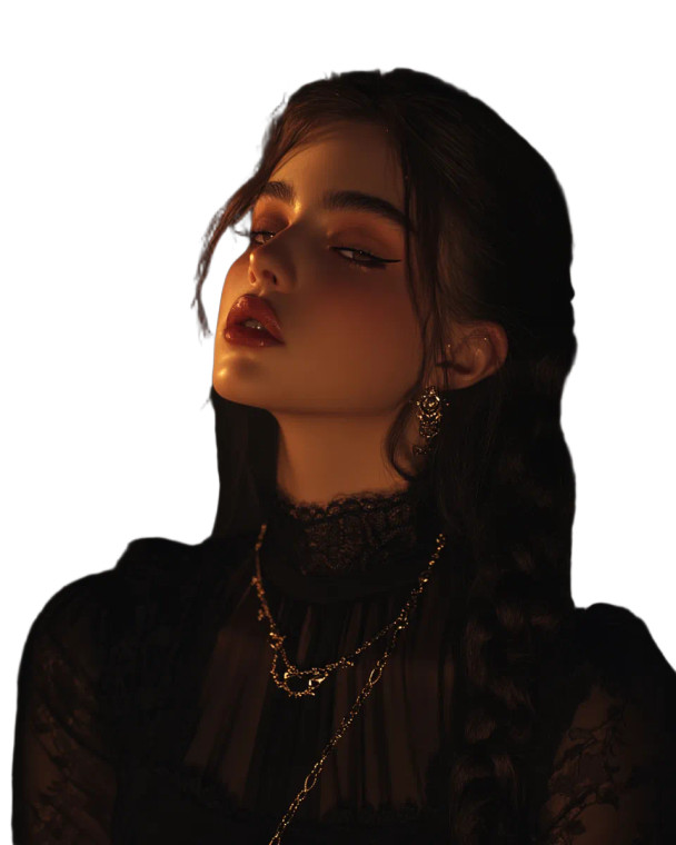 Mystical Fantasy Girl Vinyl Car Decal Sticker – Waterproof & UV-Resistant 8"