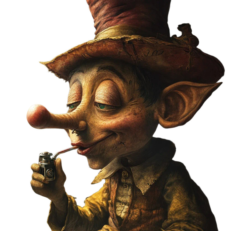 Pinocchio Vaping Vinyl Car Decal Sticker – Waterproof & UV-Resistant 8"