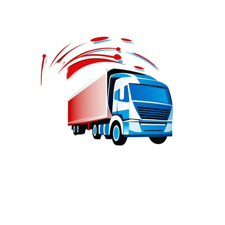 Logistics Company Logo Vinyl Car Decal Sticker – Waterproof & UV-Resistant 8"