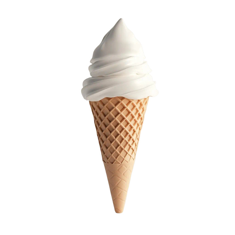 Helado En Cono Vinyl Car Decal Sticker – Waterproof & UV-Resistant 8"