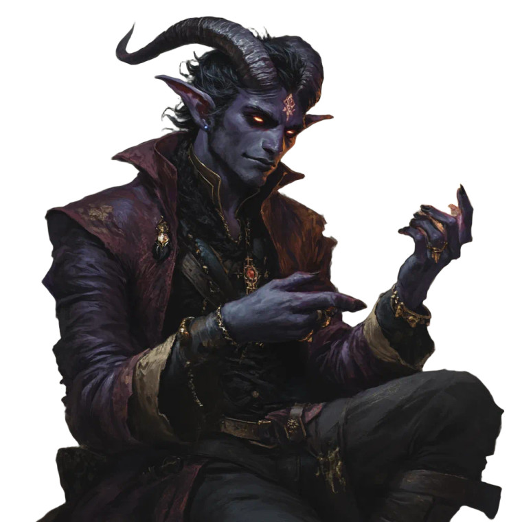 Wild Magic Tiefling Vinyl Car Decal Sticker – Waterproof & UV-Resistant 8"