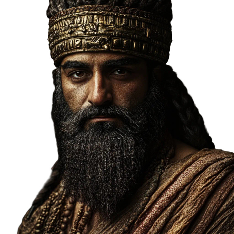 Babylonian Elite Portrait Vinyl Car Decal Sticker – Waterproof & UV-Resistant 8"