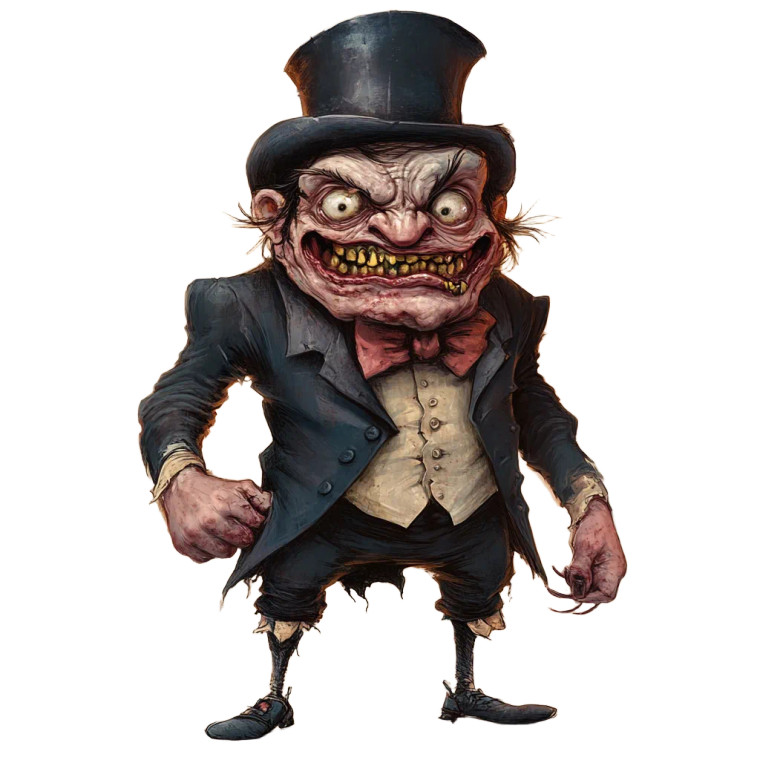 Hideous Witty Hunchback Vinyl Car Decal Sticker – Waterproof & UV-Resistant 8"