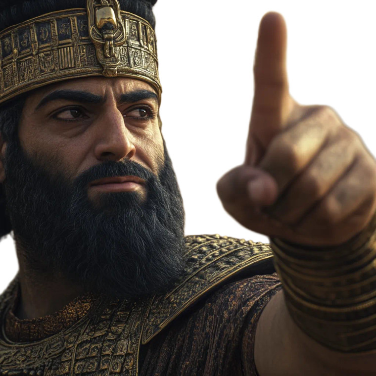 King Nebuchadnezzar Law Vinyl Car Decal Sticker – Waterproof & UV-Resistant 8"