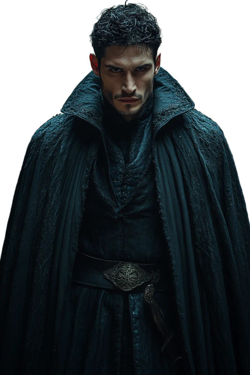 Charming Villain Portrait Vinyl Car Decal Sticker – Waterproof & UV-Resistant 8"