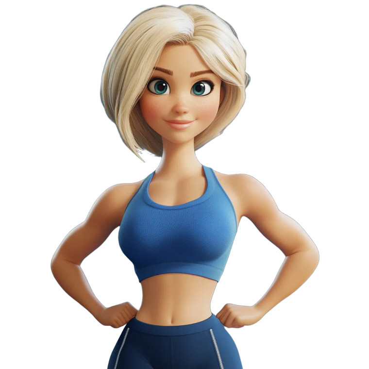 Blonde Bob Woman Vinyl Car Decal Sticker – Waterproof & UV-Resistant 8"