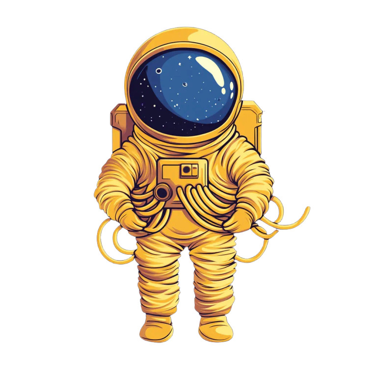 Space Noodle Logo Vinyl Car Decal Sticker – Waterproof & UV-Resistant 8"