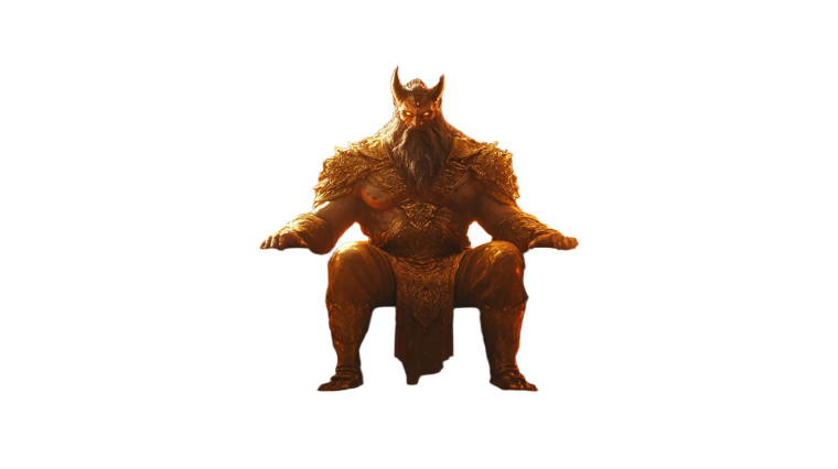 Demon King Throne Vinyl Car Decal Sticker – Waterproof & UV-Resistant 8"