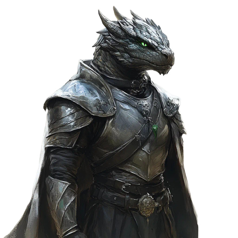 Dragonborn Paladin V20 Vinyl Car Decal Sticker – Waterproof & UV-Resistant 8"