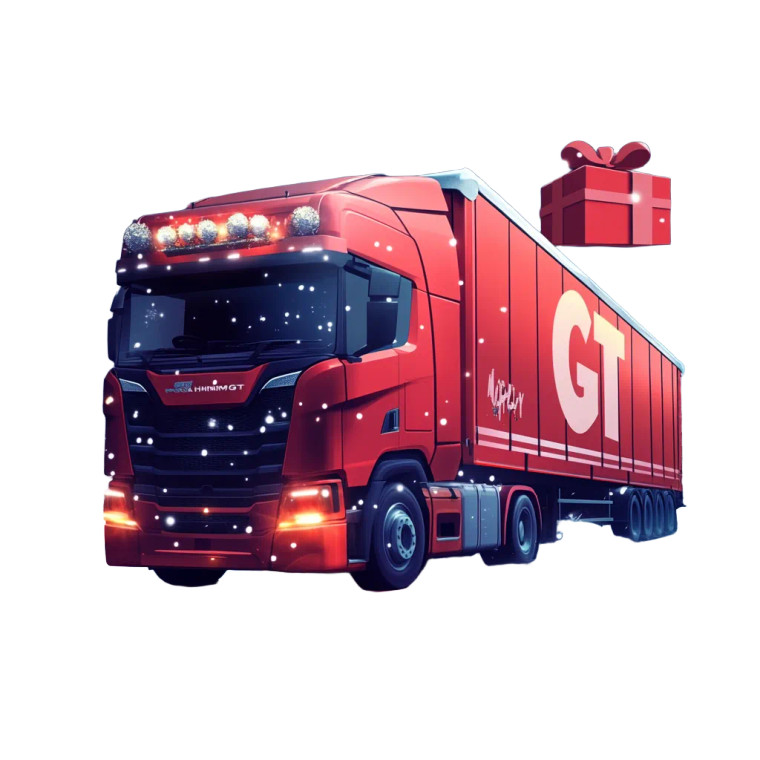 Gt Logo Logistics Vinyl Car Decal Sticker – Waterproof & UV-Resistant 8"