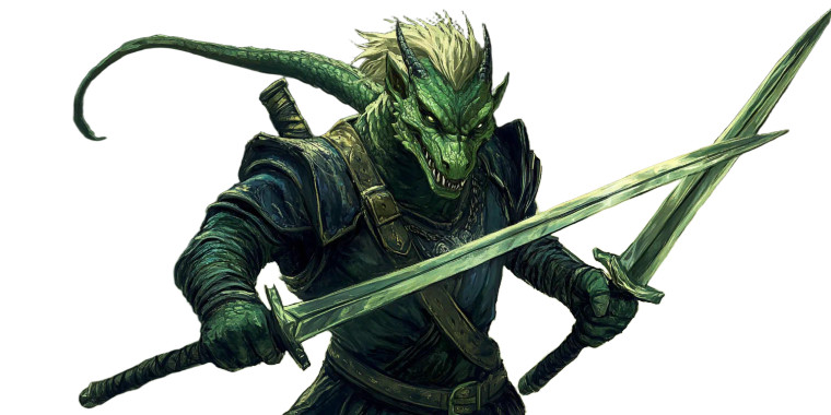 Green Dragonborn Warrior V5 Vinyl Car Decal Sticker – Waterproof & UV-Resistant 8"