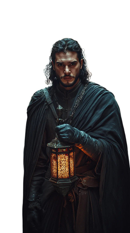 Jon Snow Lantern Vinyl Car Decal Sticker – Waterproof & UV-Resistant 8"