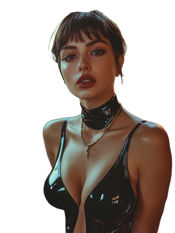 Italian Supermodel Latex Vinyl Car Decal Sticker – Waterproof & UV-Resistant 8"