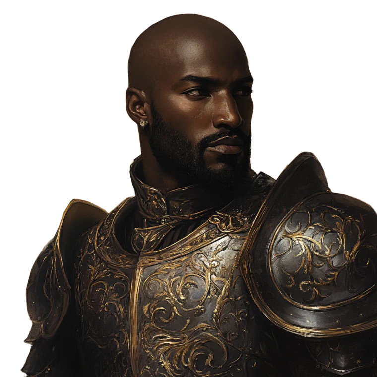 Regal Black Knight Vinyl Car Decal Sticker – Waterproof & UV-Resistant 8"