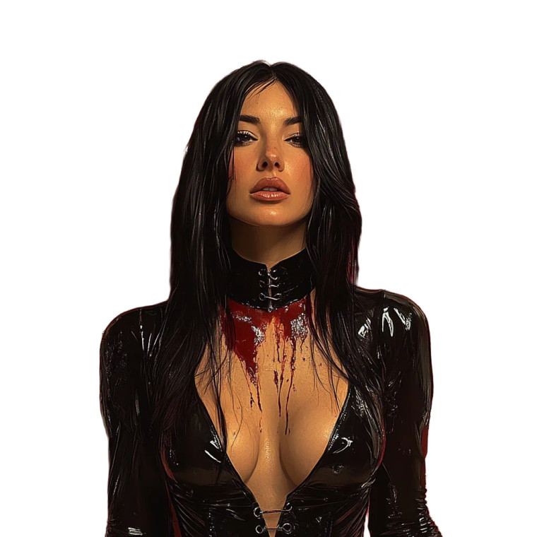 Latex Tarot Warrior Vinyl Car Decal Sticker – Waterproof & UV-Resistant 8"