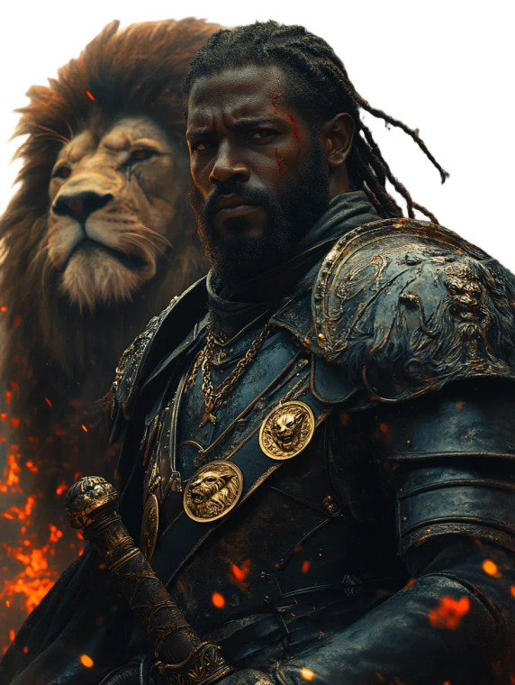 Dark Fantasy Warrior V38 Vinyl Car Decal Sticker – Waterproof & UV-Resistant 8"