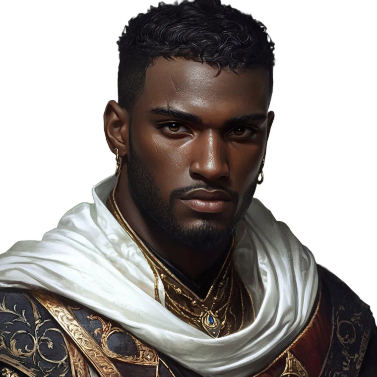 Stern Noble Man Vinyl Car Decal Sticker – Waterproof & UV-Resistant 8"