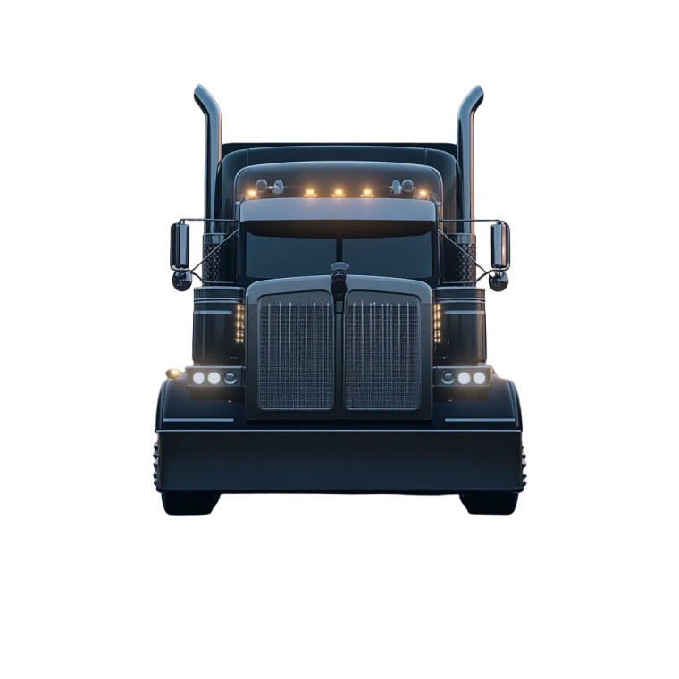 Big Rig Truck Vinyl Car Decal Sticker – Waterproof & UV-Resistant 8"