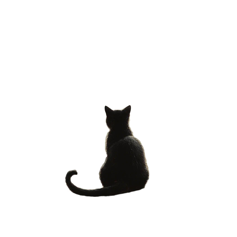 Black Cat Moon V5 Vinyl Car Decal Sticker – Waterproof & UV-Resistant 8"