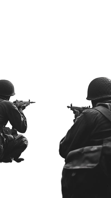 Wwii Sniper Duel Vinyl Car Decal Sticker – Waterproof & UV-Resistant 8"