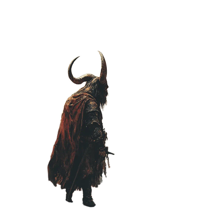 Evil Goat Soldier Vinyl Car Decal Sticker – Waterproof & UV-Resistant 8"